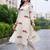 women animal printed regular cotton kurta with palazzos