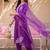 women ethnic motifs embroidered regular thread work liva kurta with trousers & with dupatta