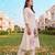 women floral embroidered regular thread work kurta with trousers