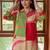 women printed regular cotton kurta with trousers