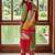 women printed regular cotton kurta with trousers