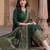 women ethnic motifs regular cotton kurta with palazzos & with dupatta