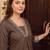 women ethnic motifs embroidered regular thread work kurta with trousers
