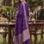women ethnic motifs embroidered regular kurta with trousers & with dupatta