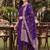 women ethnic motifs embroidered regular kurta with trousers & with dupatta