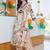 women printed regular kurta with palazzos