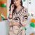 women printed regular kurta with palazzos