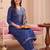 women ethnic motifs embroidered regular thread work kurta with patiala & with dupatta