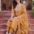 women floral embroidered regular thread work liva kurta with trousers & with dupatta