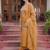 women floral embroidered regular thread work liva kurta with trousers & with dupatta
