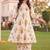 women floral printed regular cotton kurta with palazzos