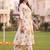 women floral printed regular cotton kurta with palazzos