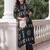 women ethnic motifs printed regular kurta with trousers