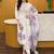 women floral embroidered regular thread work cotton kurta with trousers & with dupatta