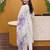women floral embroidered regular thread work cotton kurta with trousers & with dupatta