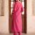 women ethnic motifs embroidered regular thread work kurta with trousers