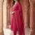 women ethnic motifs embroidered regular kurta with trousers & with dupatta
