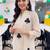women printed regular cotton kurta with palazzos