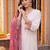 women ethnic motifs embroidered regular kurta with trousers & with dupatta