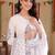 women ethnic motifs printed regular cotton kurta with trousers & with dupatta