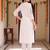 women ethnic motifs printed regular cotton kurta with trousers & with dupatta