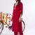 women ethnic motifs embroidered regular thread work liva kurta with trousers