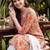 women floral printed regular thread work cotton kurta with patiala & with dupatta