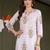 women floral printed regular cotton kurta with trousers