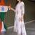 women floral printed regular cotton kurta with trousers