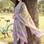 women ethnic motifs printed regular cotton kurta with trousers & with dupatta