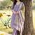 women ethnic motifs printed regular cotton kurta with trousers & with dupatta