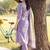 women ethnic motifs printed regular cotton kurta with trousers & with dupatta