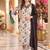 women floral printed regular cotton kurta with trousers & with dupatta