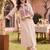 women ethnic motifs embroidered regular thread work kurta with pyjamas