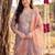 women floral embroidered regular thread work kurta with trousers & with dupatta