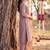 women floral embroidered regular thread work kurta with trousers & with dupatta