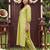 women ethnic motifs embroidered empire thread work liva kurta with trousers