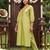 women ethnic motifs embroidered empire thread work liva kurta with trousers