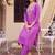 women ethnic motifs embroidered regular thread work kurta with trousers