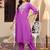 women ethnic motifs embroidered regular thread work kurta with trousers