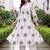 women floral printed regular cotton kurta with trousers