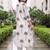 women floral printed regular cotton kurta with trousers