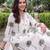 women floral printed regular cotton kurta with trousers