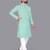 Sea green rayon chikankari lucknowi schifli work kurta pajama