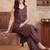women printed regular cotton kurta with dhoti pants