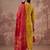 women ethnic motifs regular thread work kurta with trousers & with dupatta