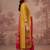 women ethnic motifs regular thread work kurta with trousers & with dupatta