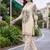 women ethnic motifs embroidered regular thread work cotton kurta with trousers