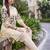 women ethnic motifs embroidered regular thread work cotton kurta with trousers