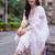 women floral embroidered regular thread work liva kurta with trousers & with dupatta